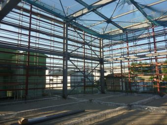 鉄骨建方状況3