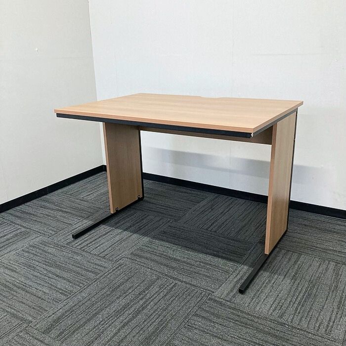 オフィスコム 平デスク W1000×D700×H700 ウォルナット 中古 ⑳