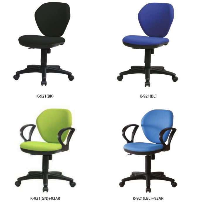 【新品】弘益 K-921シリーズ オフィスチェア 7色展開