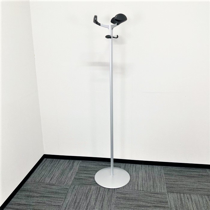 イトーキ コートハンガー VWH-027 Φ400×H1700 シルバー 2016年製 中古 ⑳