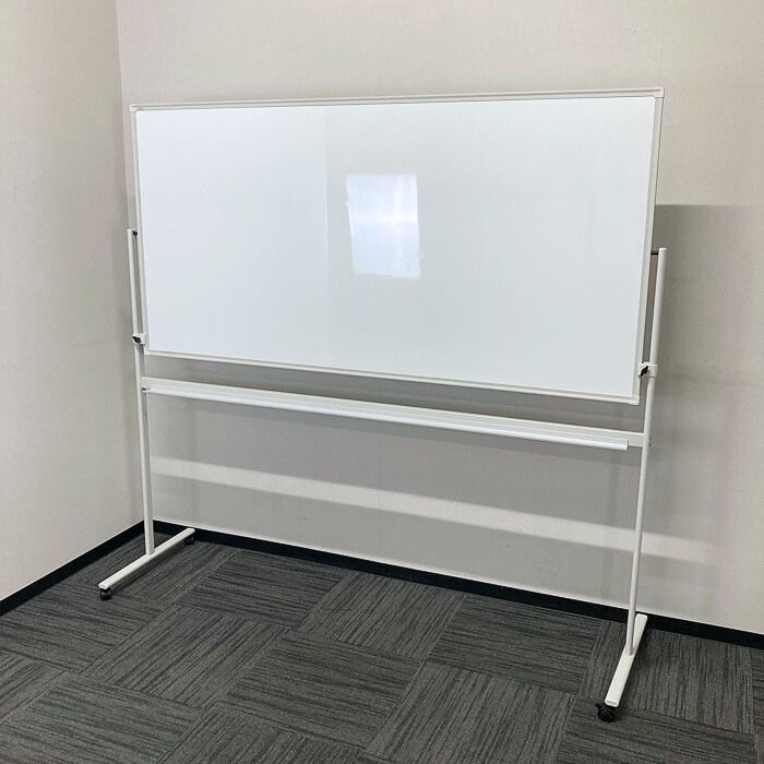 プラス ホワイトボート［両面・脚付］ PWT-TA1D W1907×D560×H1800 ホワイト 2023年製 中古 ⑩