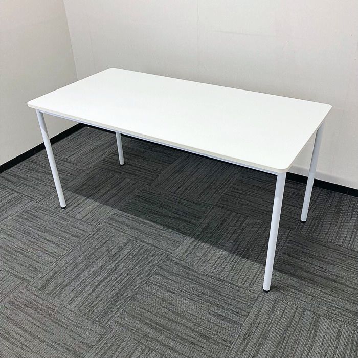アール.エフ.ヤマカワ ワークテーブル W1400×D700×H700 ホワイト 中古