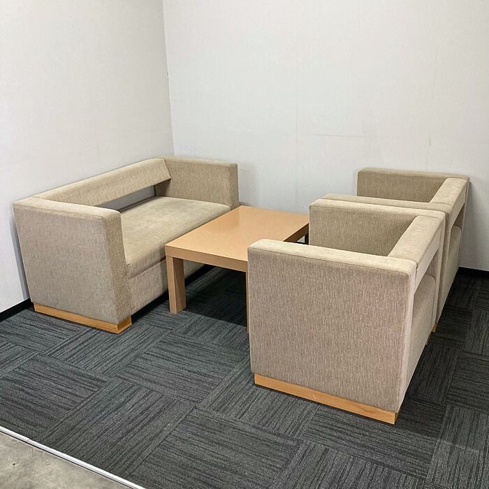 プロシード 応接セット ベージュ 中古