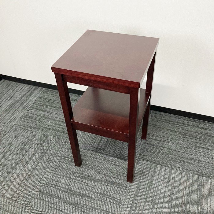 イトーキ 電話台 LET-53H W400×D400×H760 ローズ 中古 ⑳