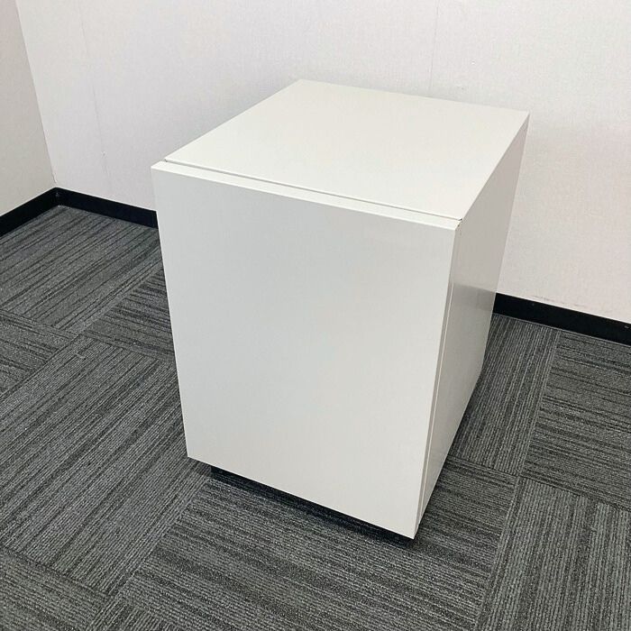 片開き扉ワゴン W410×D450×H590 ライトグレー 中古 ⑳