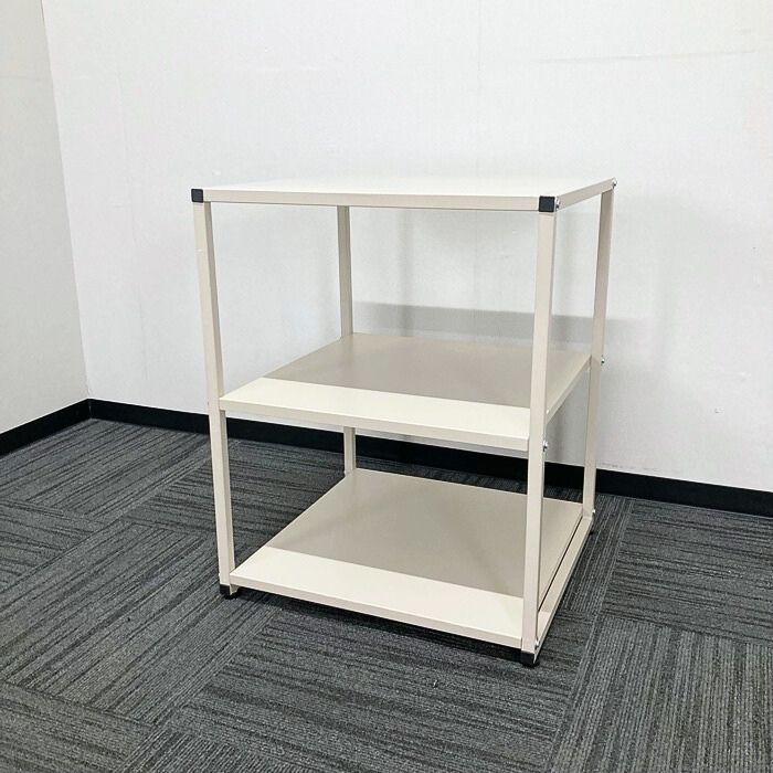 プリンター台 W560×D515×H700 アイボリー 中古 ⑳