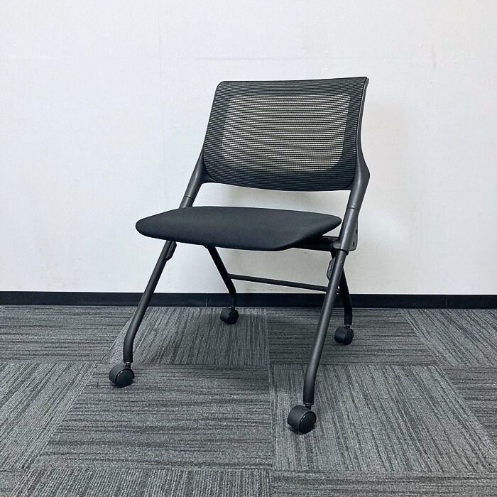 内田洋行 CF610シリーズ 会議用チェア CF612B ブラック 中古 ⑳