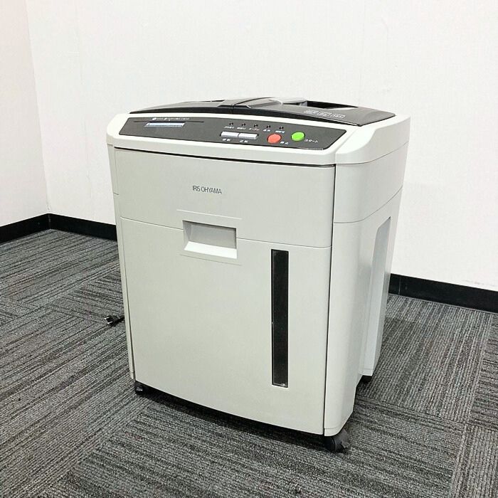 アイリスオーヤマ オフィスシュレッダー AFS150C-H W435×D355×H520 質量：14kg ライトグレー 中古 ⑩