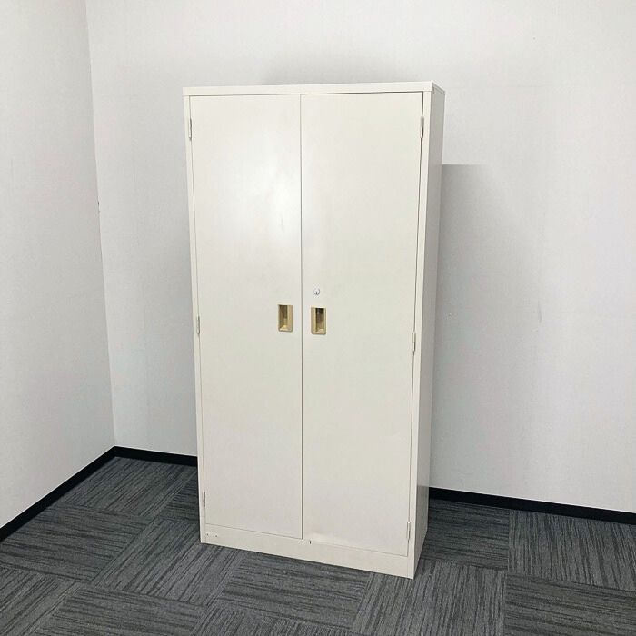 コクヨ 保管庫浅型シリーズ 両開き書庫 SH-360F1NC W880×D380×H1790 ナチュラルグレー 中古 ⑳