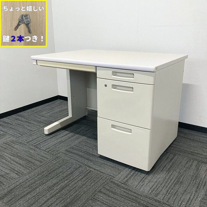 コクヨ BSシリーズ 片袖デスク SDP-BSN10F1 W1000×D700×H700 ナチュラルグレー 2012年製 中古 ➉