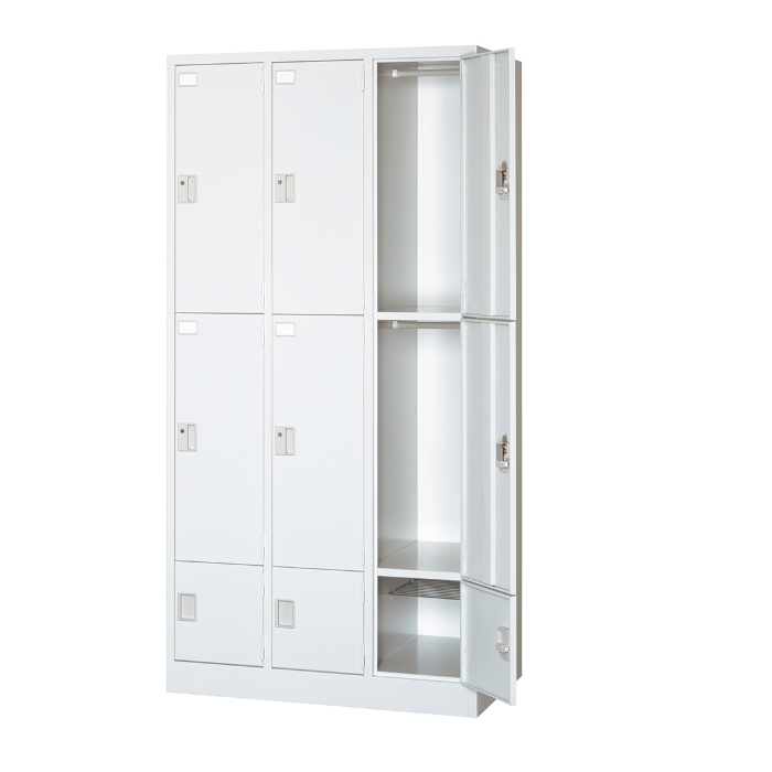 【新品】ALPS ジョブロッカーシリーズ 3人用ロッカー[3列3段] JL33 W900×D515×H1790 ALPSホワイト