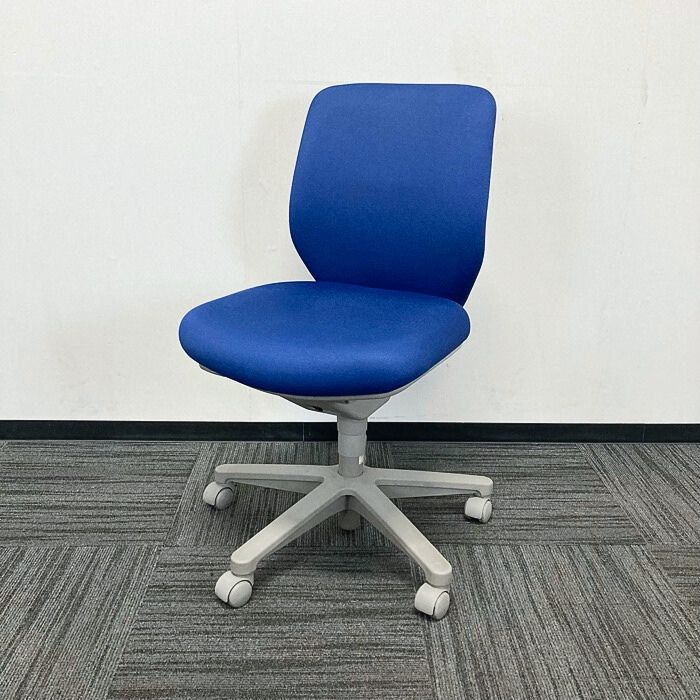 コクヨ セディスタチェアシリーズ オフィスチェア CRS-G420F3 ローバック 背座：ディープマリン 2015～2016年製 中古 ⑳