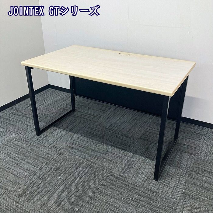 JOINTEX GTシリーズ ワークテーブル W1200×D700×H700 天板：ナチュラル/本体：ブラック 2022年製 中古