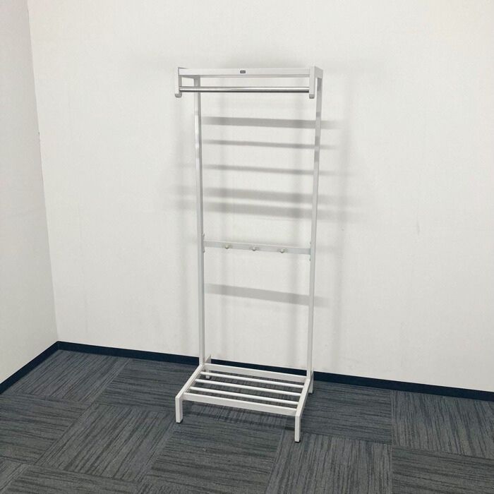 内田洋行 コートハンガー W600×D480×H1650 ペールグレイ 中古 ⑳