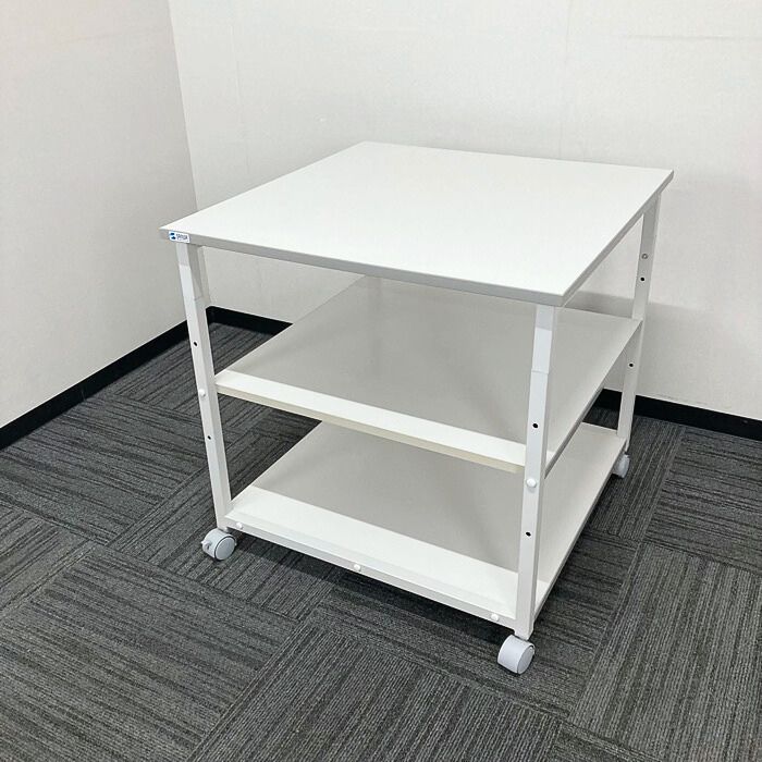 サンワサプライ レーザープリンタスタンド LPS-T04N W700×D700×H700 ライトグレー 中古 ⑳