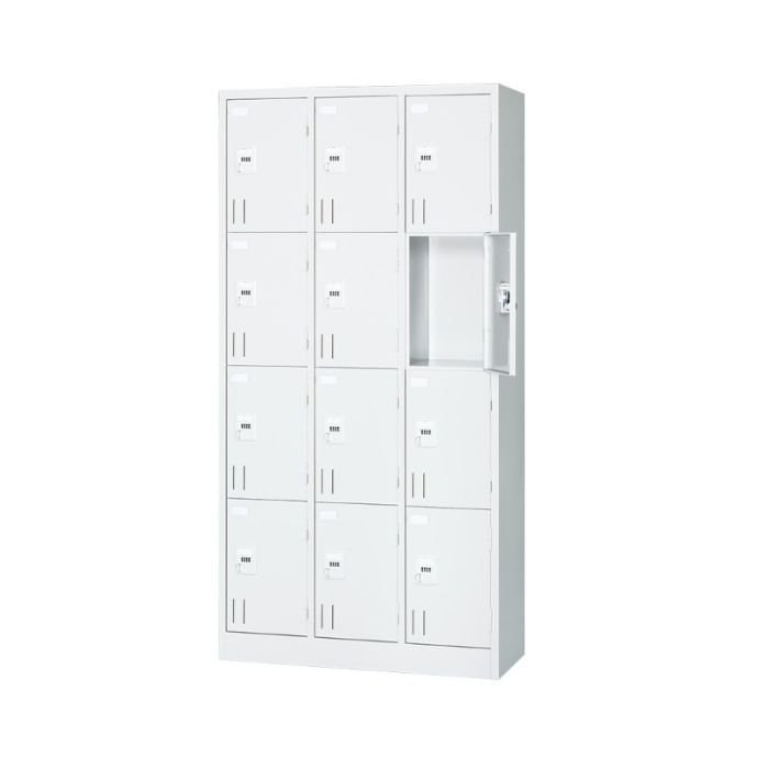 【新品】ALPS SVシリーズ 12人用ロッカー[ダイヤル錠] SV12K-AW W900×D380×H1790 ALPSホワイト