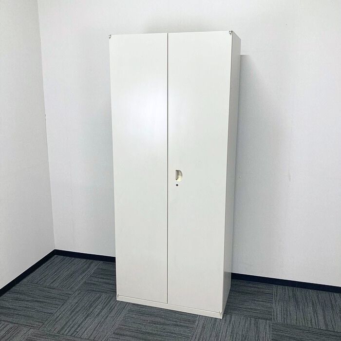 オカムラ SAシリーズ 両開き書庫 F5317Y Z13 W800×D450×H1900 ライトスモーク 中古 ⑳