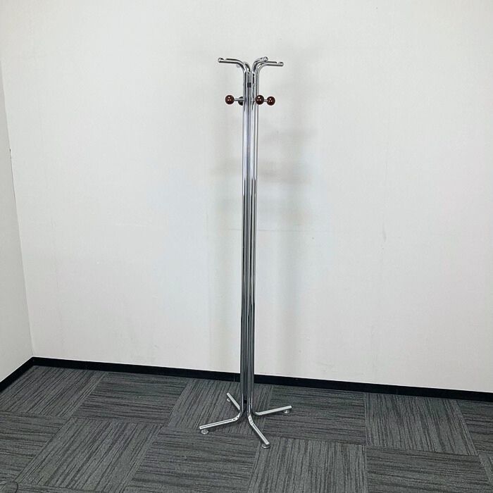 コートハンガー W515×D515×H1755 シルバー 中古 ⑳